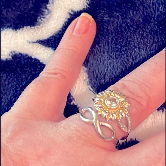 ❤️Valentines Day-Infinity Rings 925 SS & Rose Gold - Picture 2 of 15